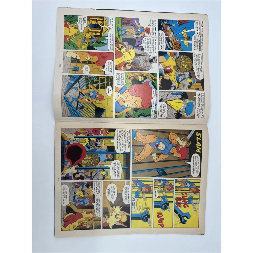 Vintage ThunderCats Magazine Lot 1987 1988 Lion O WilyKit WilyKat Poster